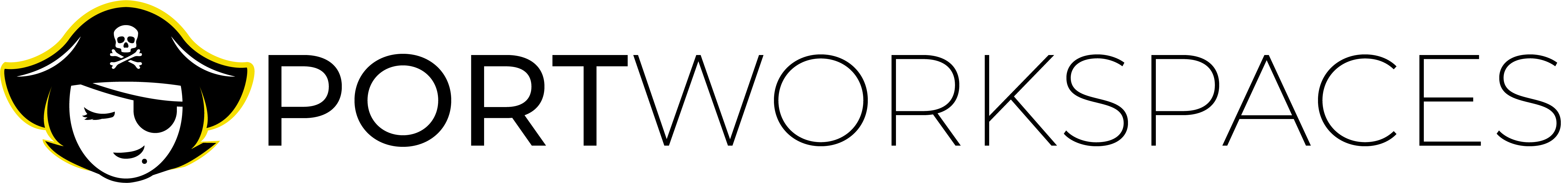 The Port Workspaces header logo